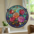 Roses Stained Glass Effect Suncatcher